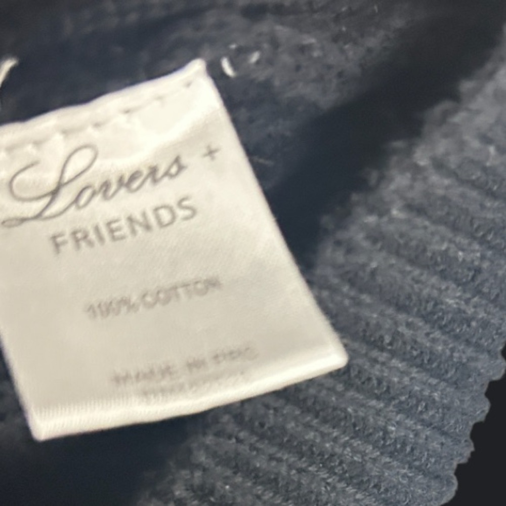 Lovers + Friends Vylete Off The Shoulder Knit Sweater Size M - Picture 5 of 7